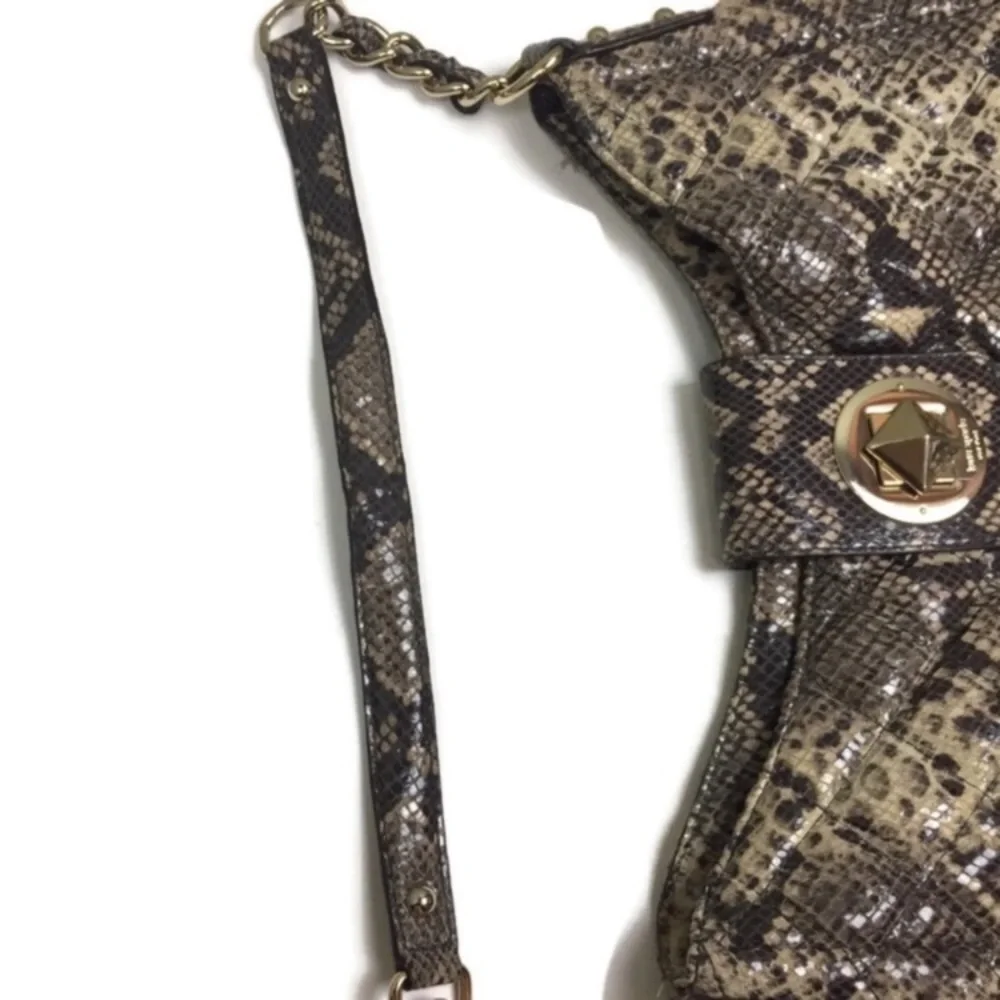Kate Spade Snake Print Shoulder Bag - Black and Cream - Picture 7 of 14